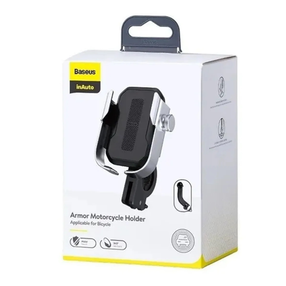 Soporte Celular Auto Moto Bicicleta Silver BaseUs