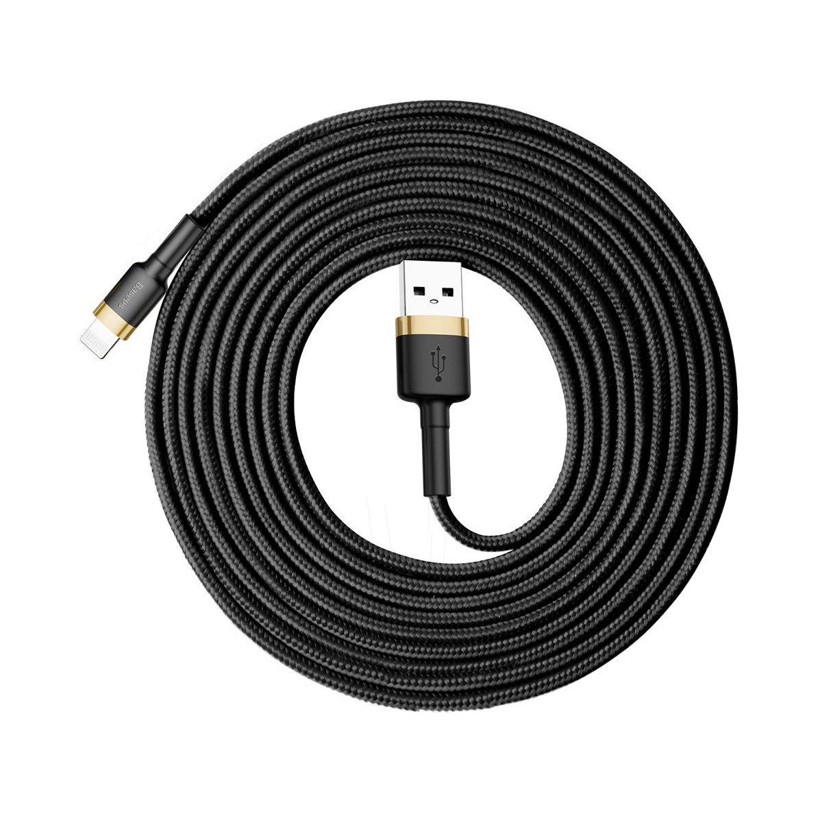 Cable USB a Lightning 3m 2A Mallado BaseUs