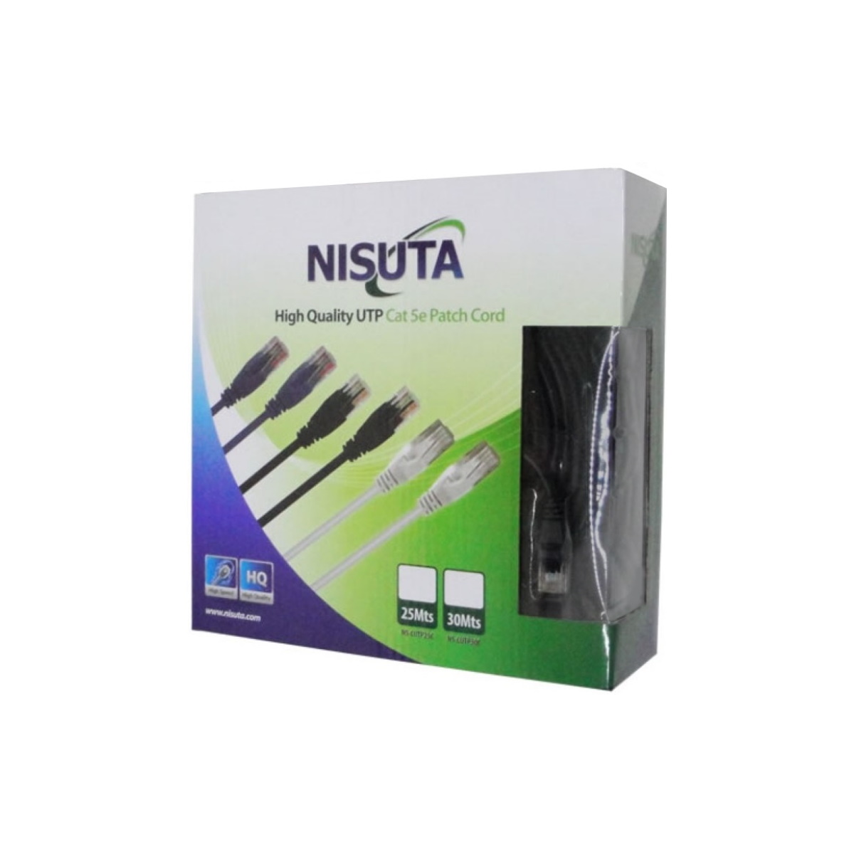 Cable De Red Utp 25m Nisuta