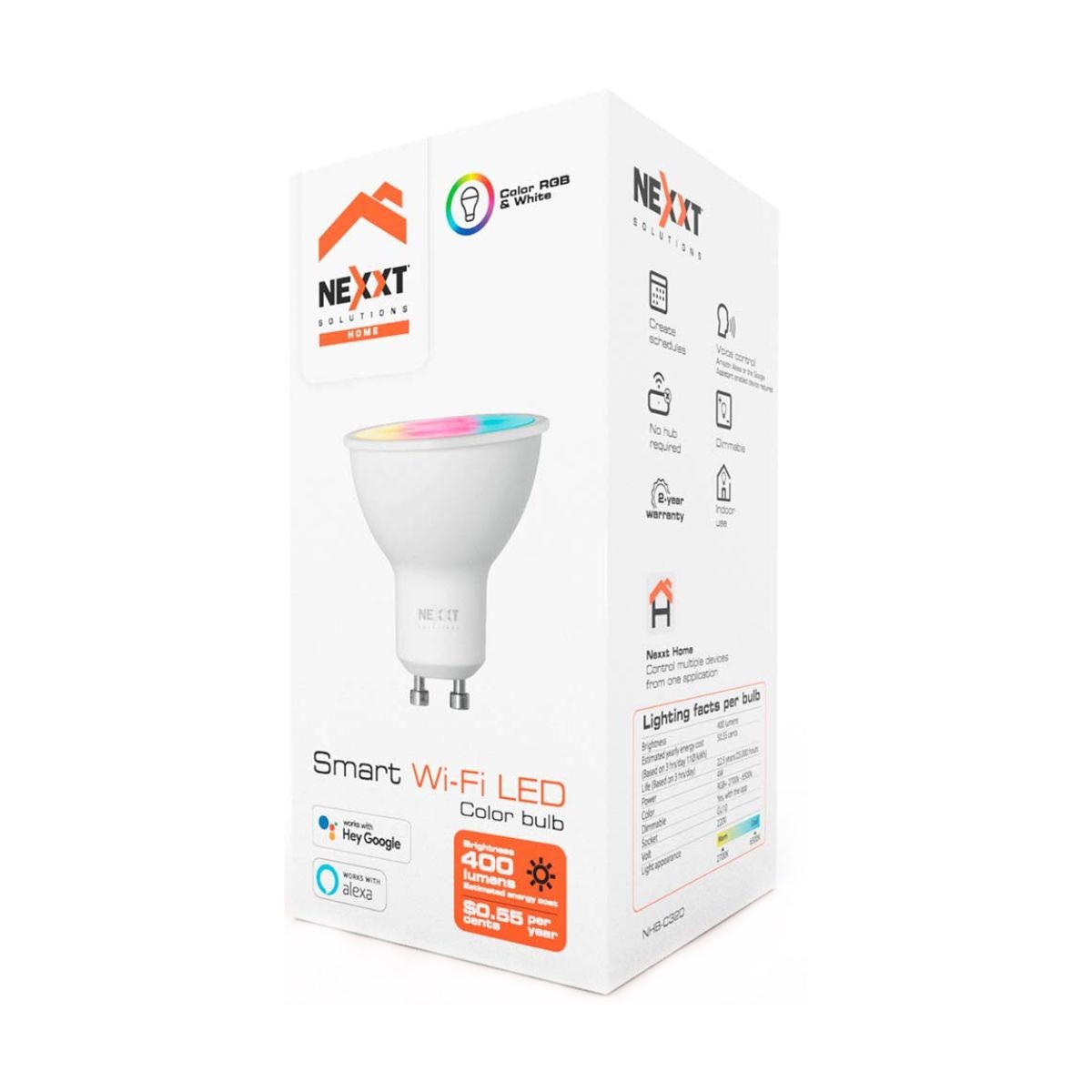 Lampara Smart Rgb 220v WiFi Nexxt