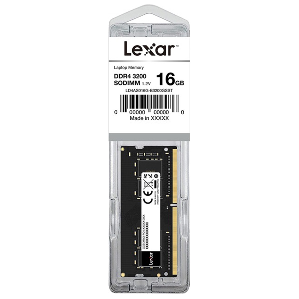 Memoria Ram Notebook Sodimm DDR4 16Gb 3200Mhz Lexar