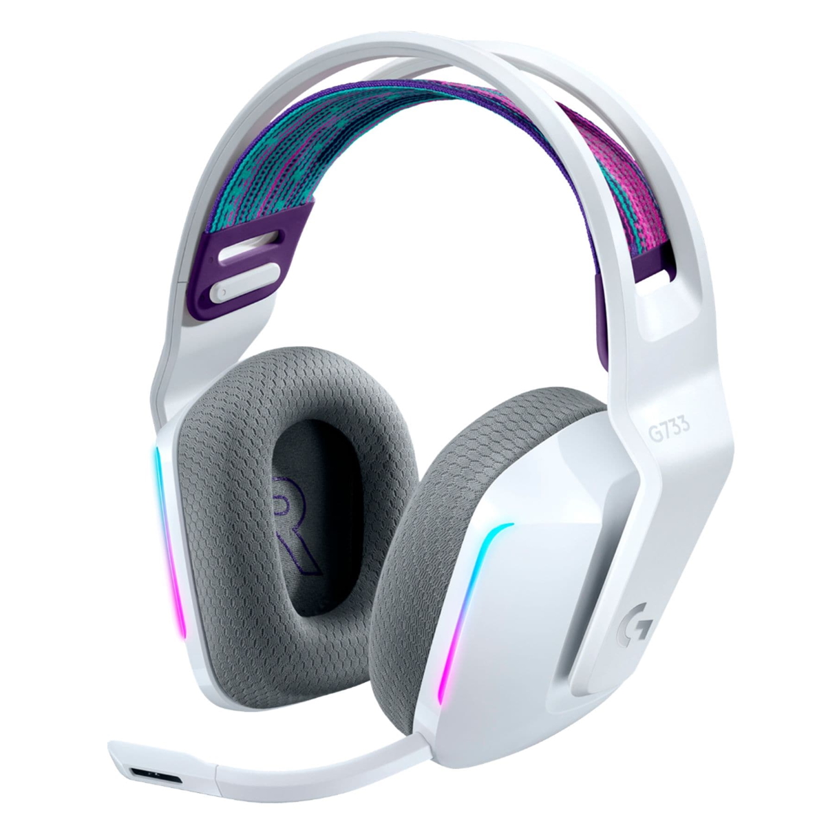 Auriculares Gamer Inalambrico Vincha G733 White RGB Logitech