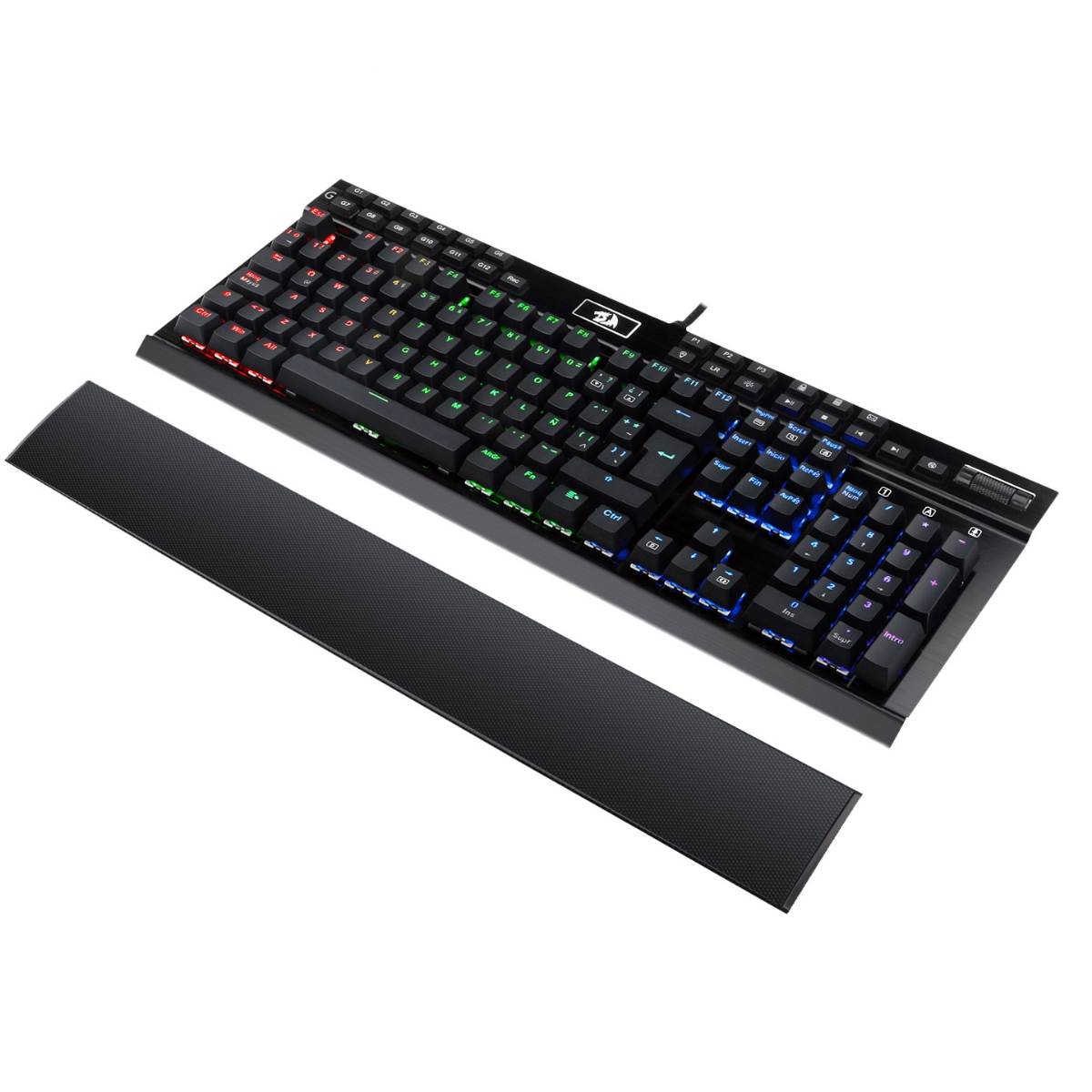 Teclado Mecanico Gamer RGB Yama Negro Redragon