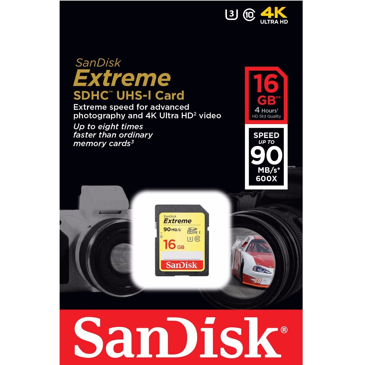 Memoria Sd 16gb Extreme 90mb/s Sandisk
