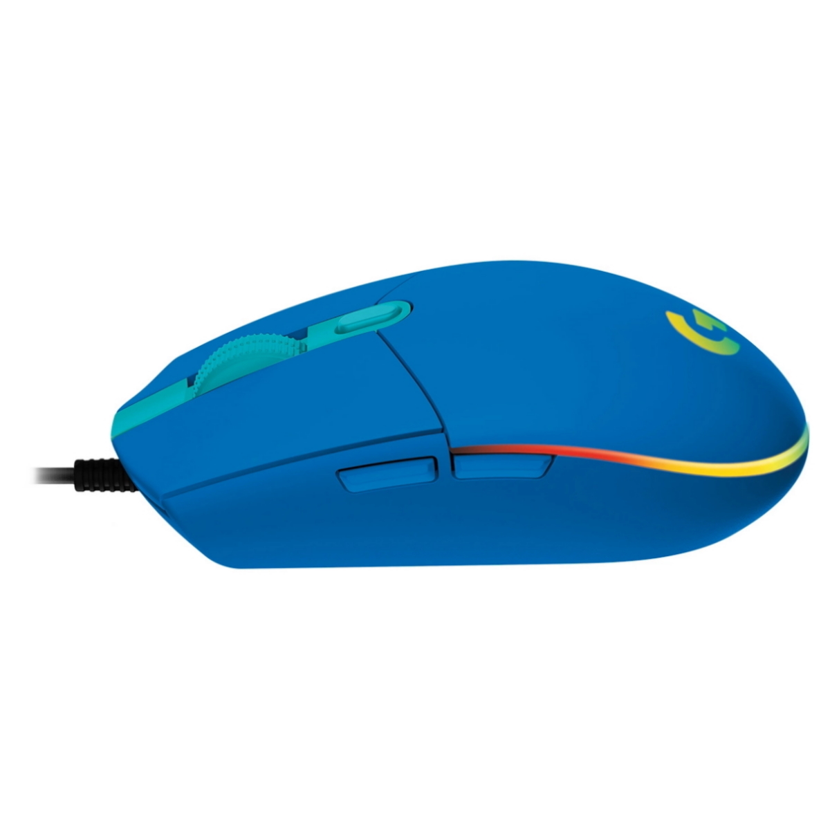 Mouse Gamer RGB G203 Lightsync Azul 200 - 8000 DPI Logitech