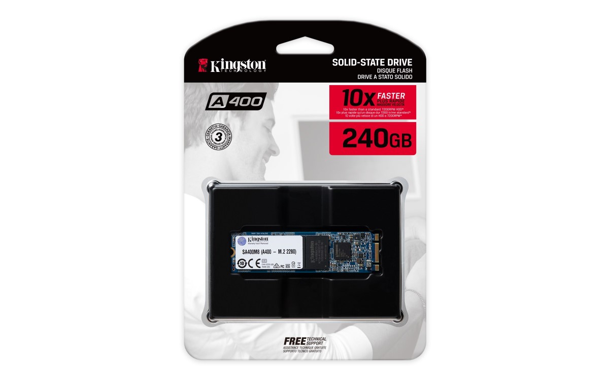 Disco Solido SSD M.2 Sata 240GB A400 Kingston