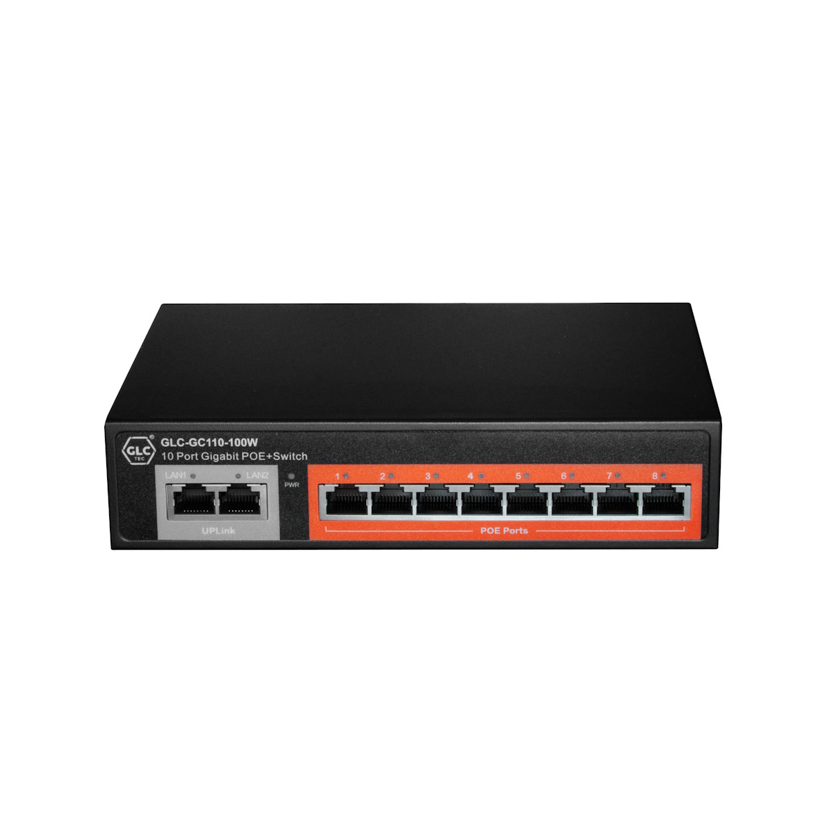 Switch 10 Puertos (8 POE) GC110-100W GLC
