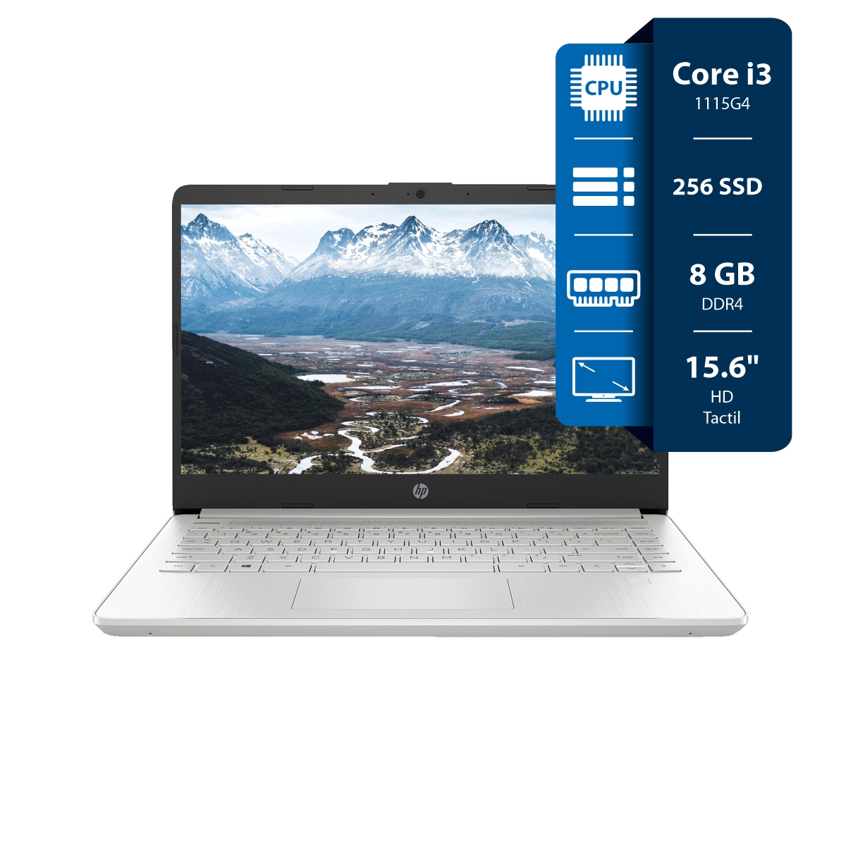 Notebook HP 240 I3 1115G4 - 8GB - 256GB SSD - 15,6