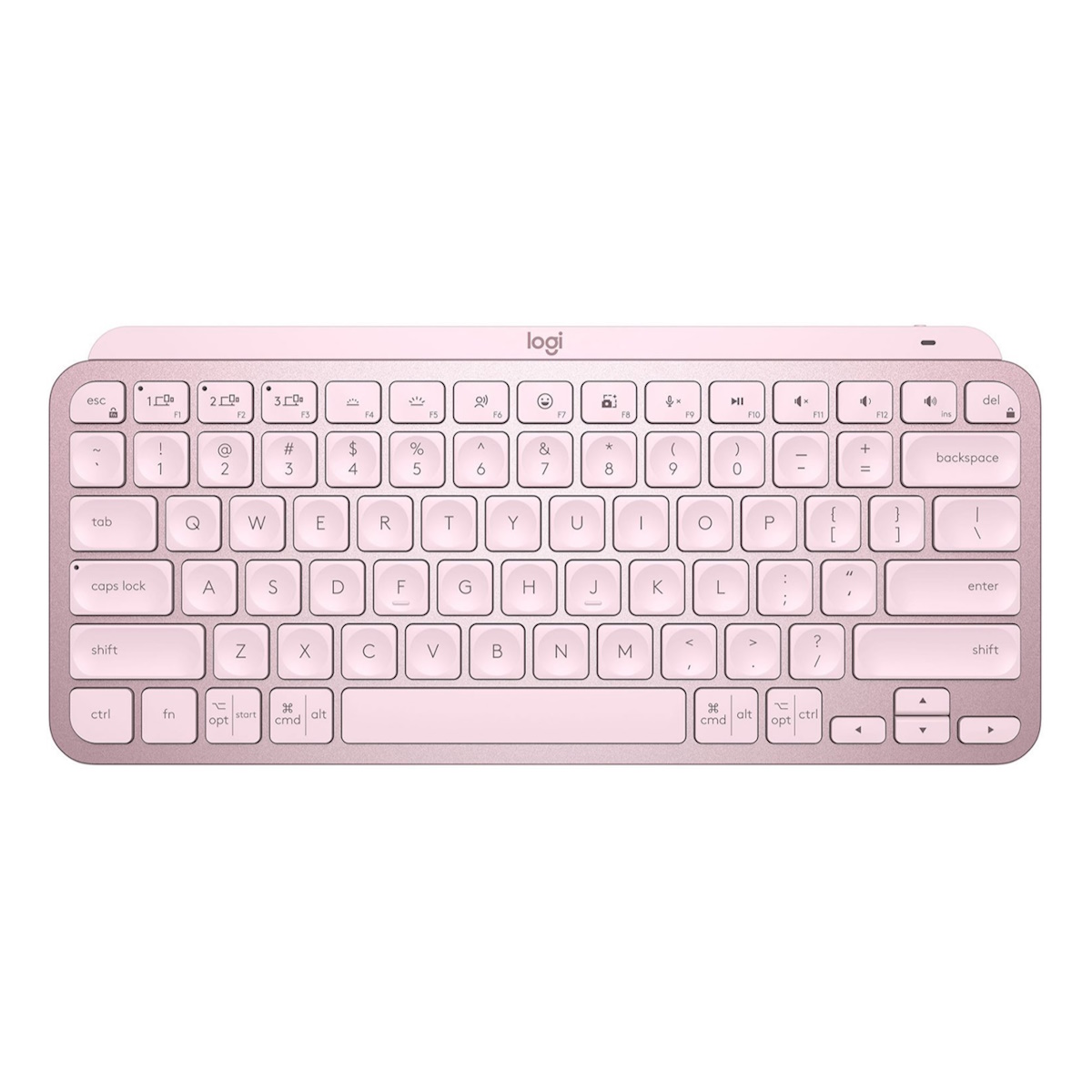 Teclado Bluetooth Retroiluminado MX Keys Mini Rosa Logitech