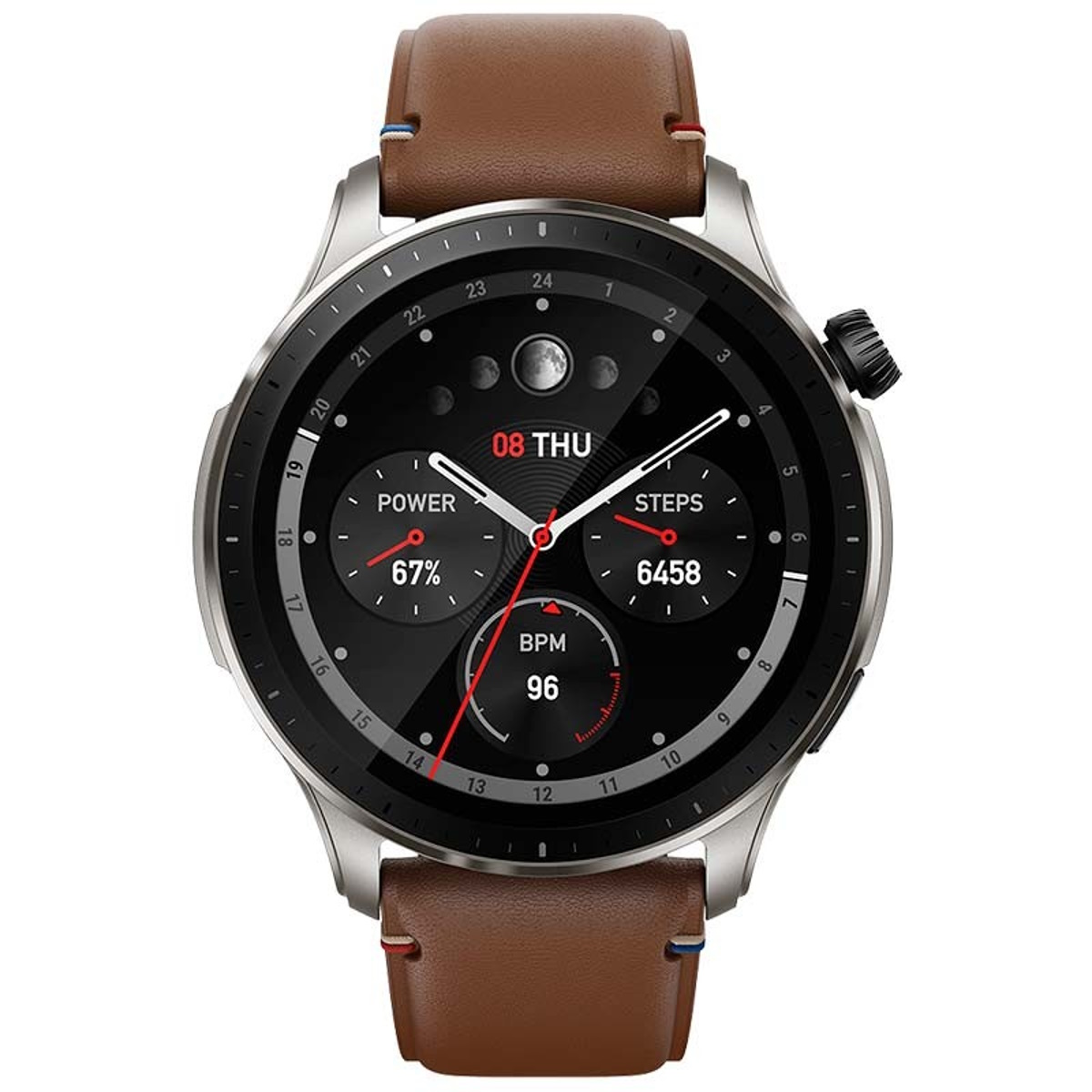 SmartWatch GTR 4 Vintage Brown Leather Amazfit