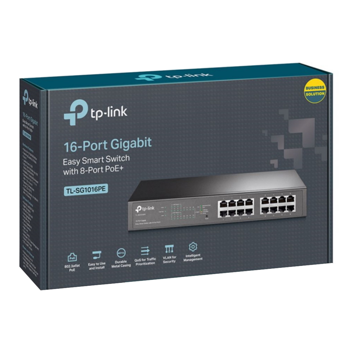 Switch 16p Puertos (8 POE) SG1016PE 16P Gigabit Smart Tp-Link