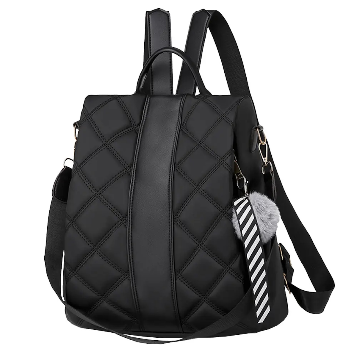 Mochila Bolso Antirrobo SDIU17 Negra Gadnic
