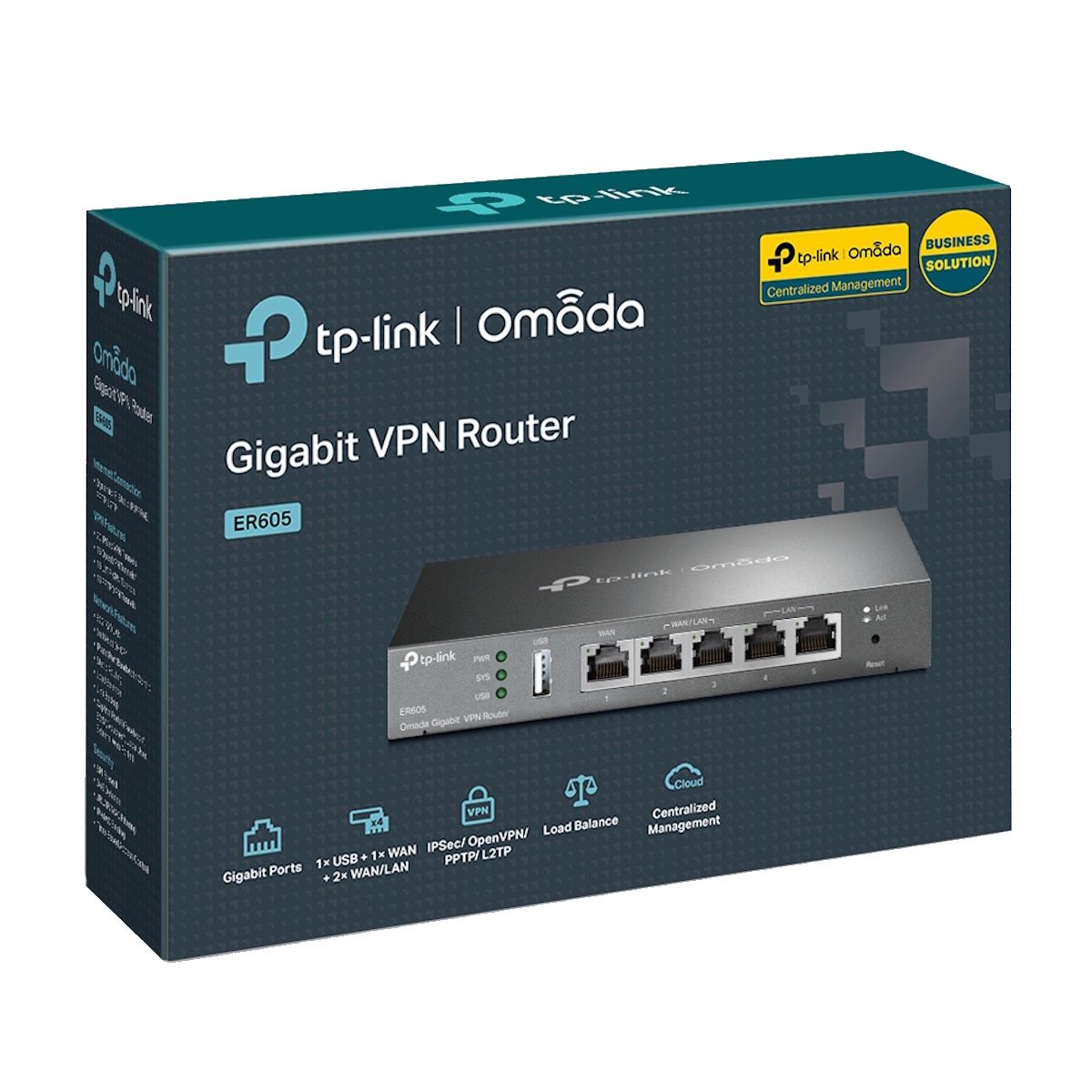 Router Tl-r605 Vpn Safestream Gigabit Multi-wan Tp-link