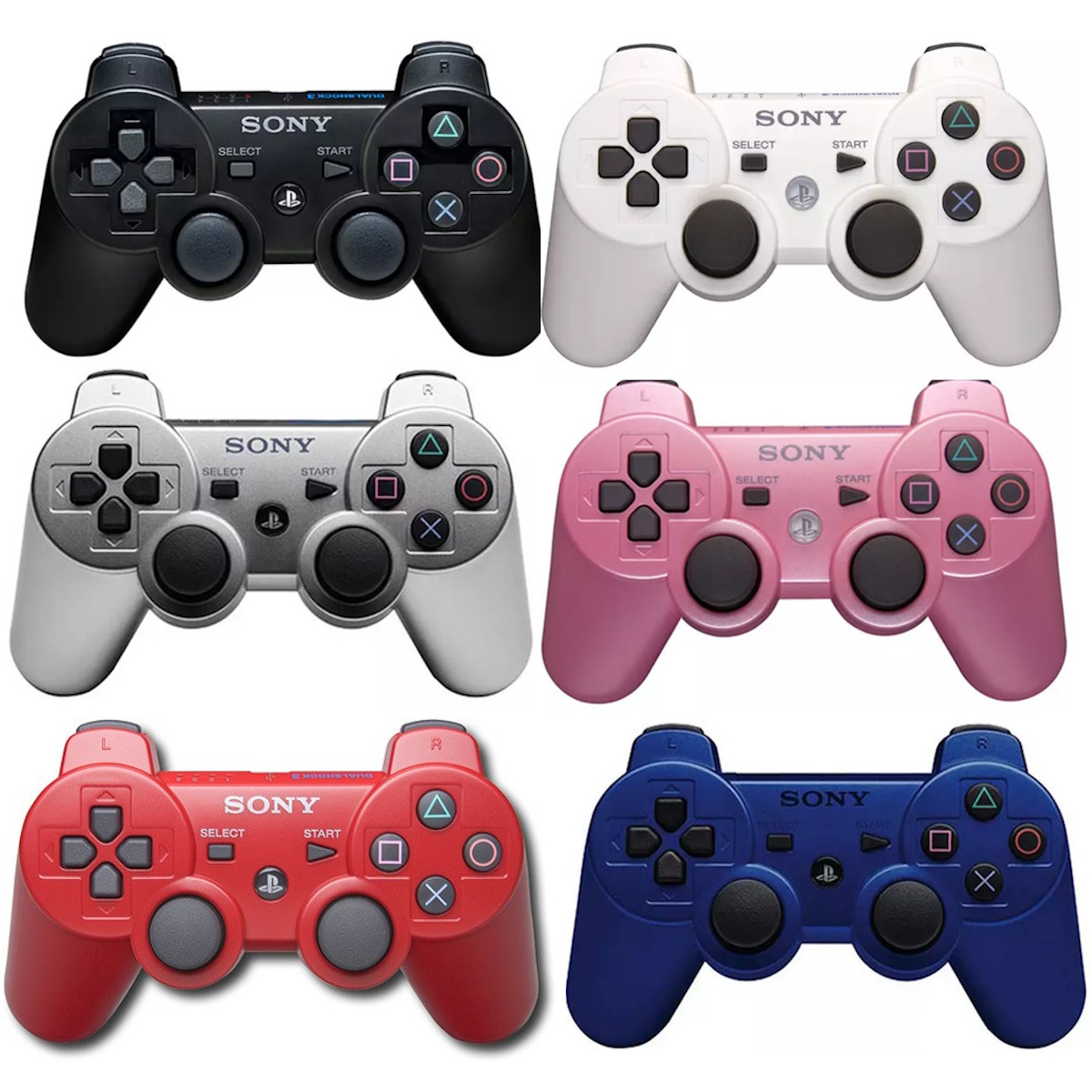 Joystick Ps3 Bluetooth Multicolor