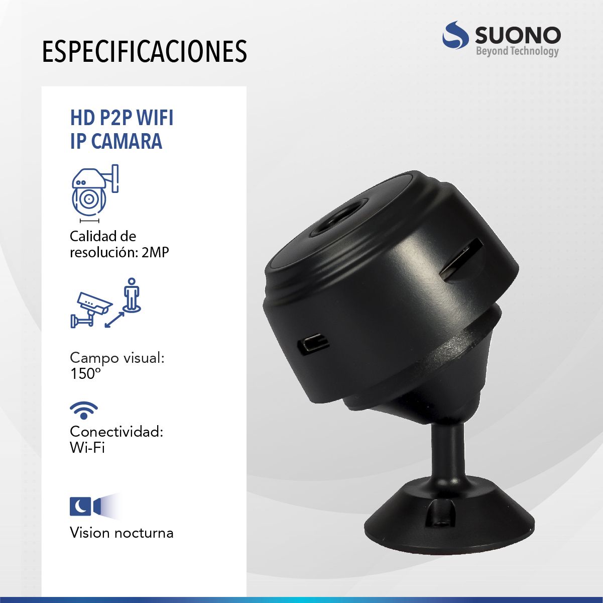 Camara Mini Seguridad Espia Day/night Ip Wifi Suono