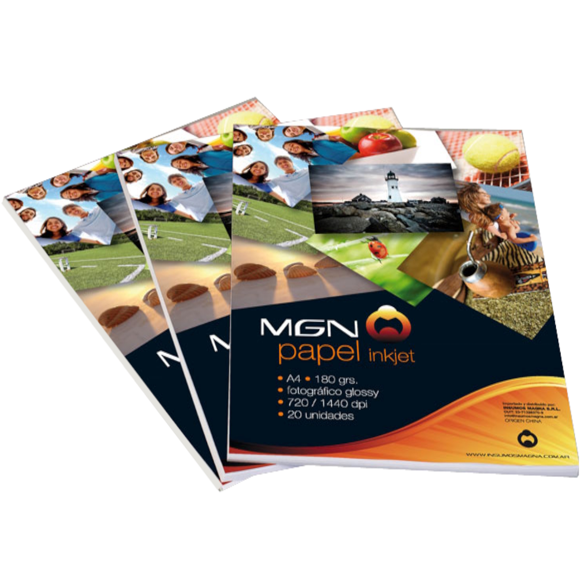 Resma De Papel Fotografico A4 180GR Magna