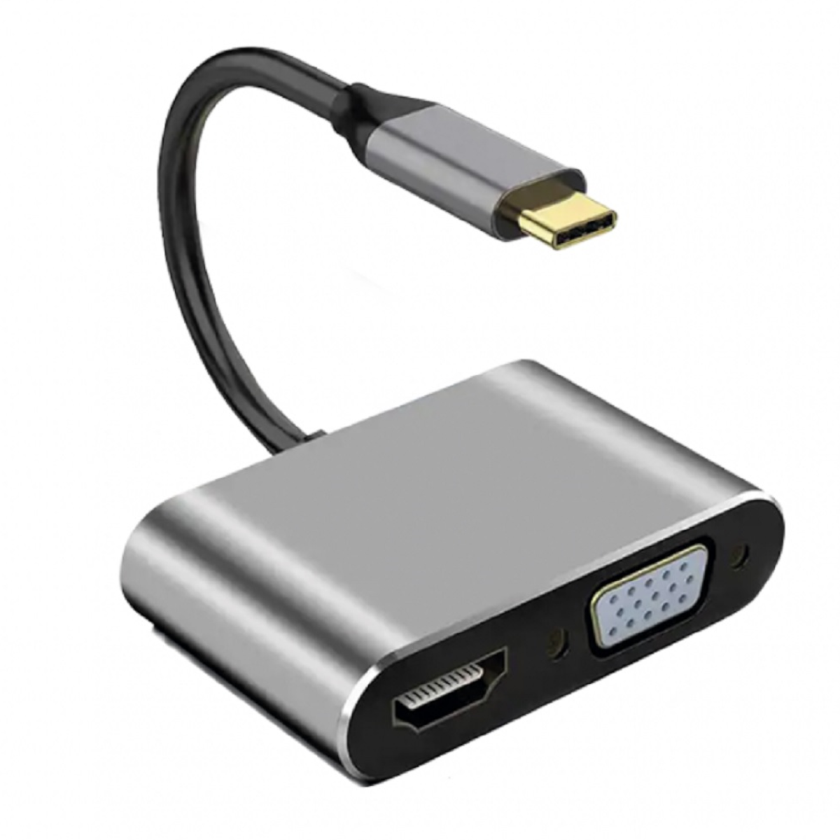Hub USB C a USB C + USB 3.0 + HDMI + VGA NM-4EN1 Netmak