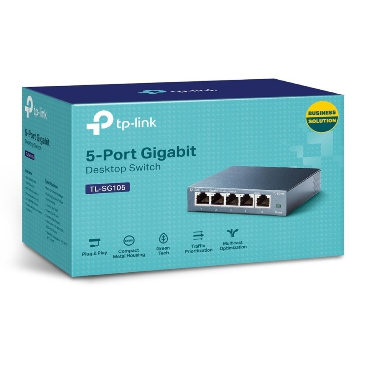 Switch 5p Puertos Tl-sg105 Gigabit Metal Tp-link
