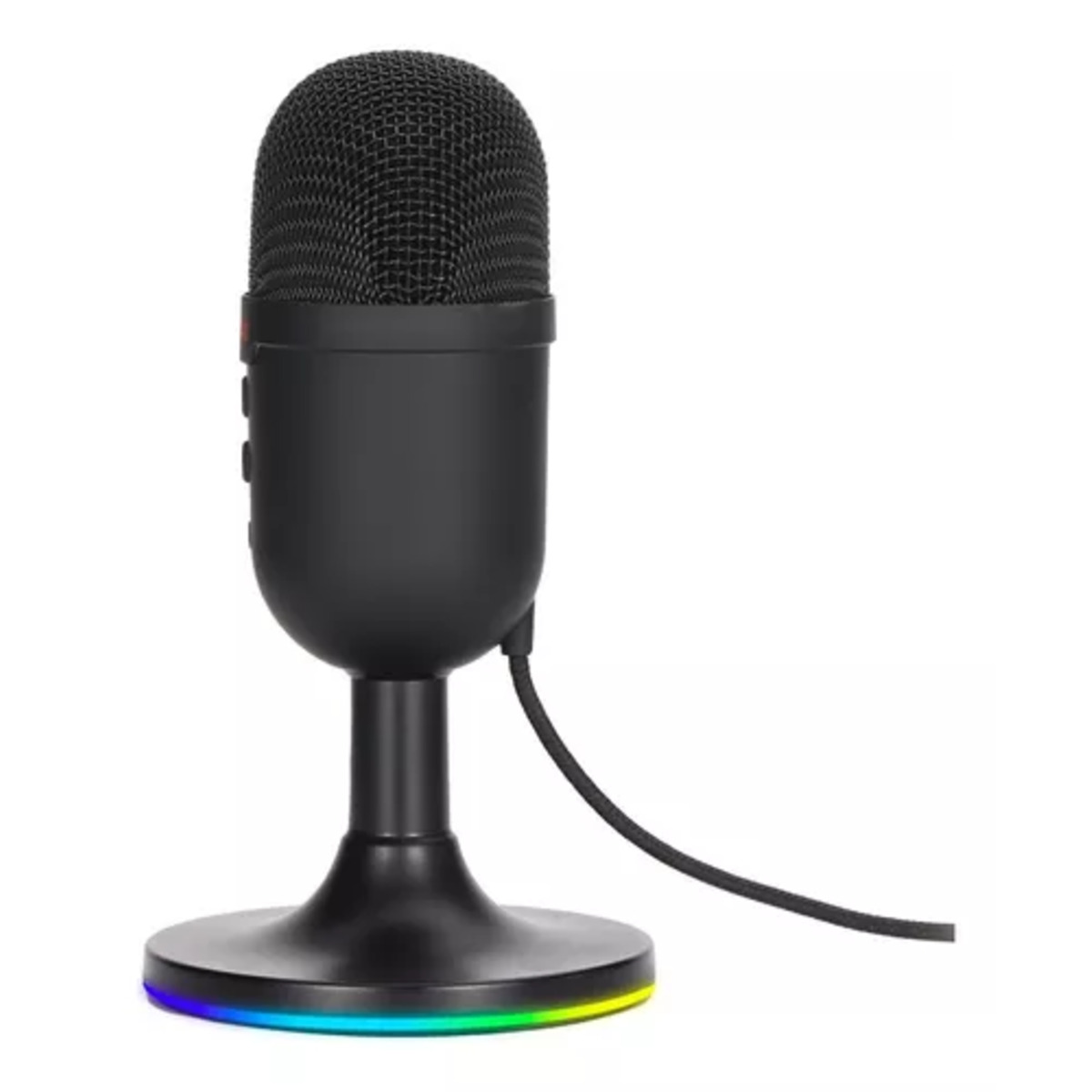 Microfono Gamer USB RGB MIC06 Negro Marvo