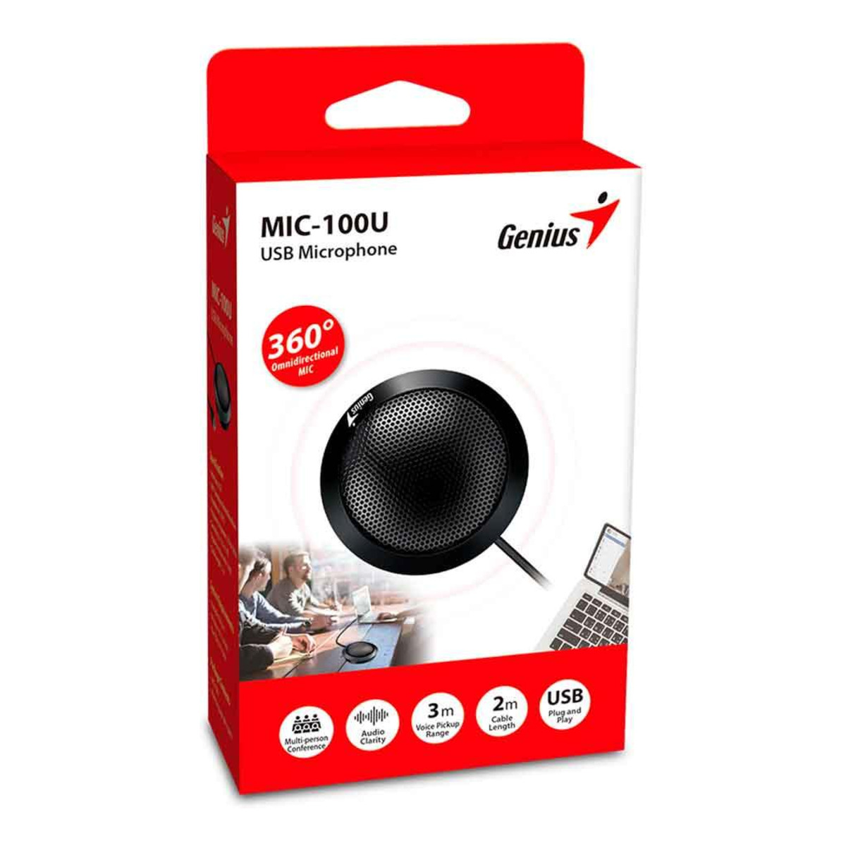 Microfono Conferencia 360 Omnidireccional Genius