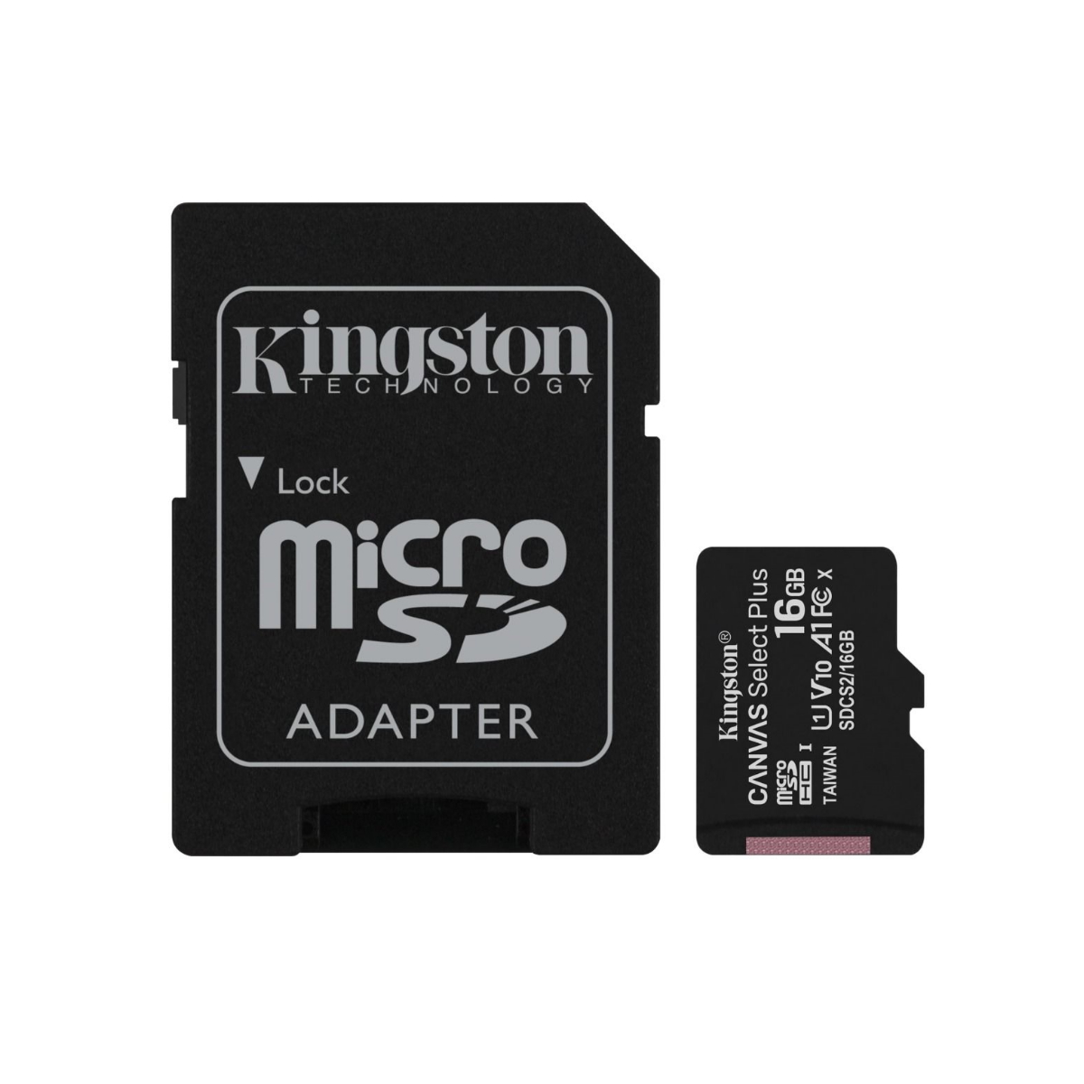 Memoria MicroSD 16GB Clase 10 Canvas Kingston