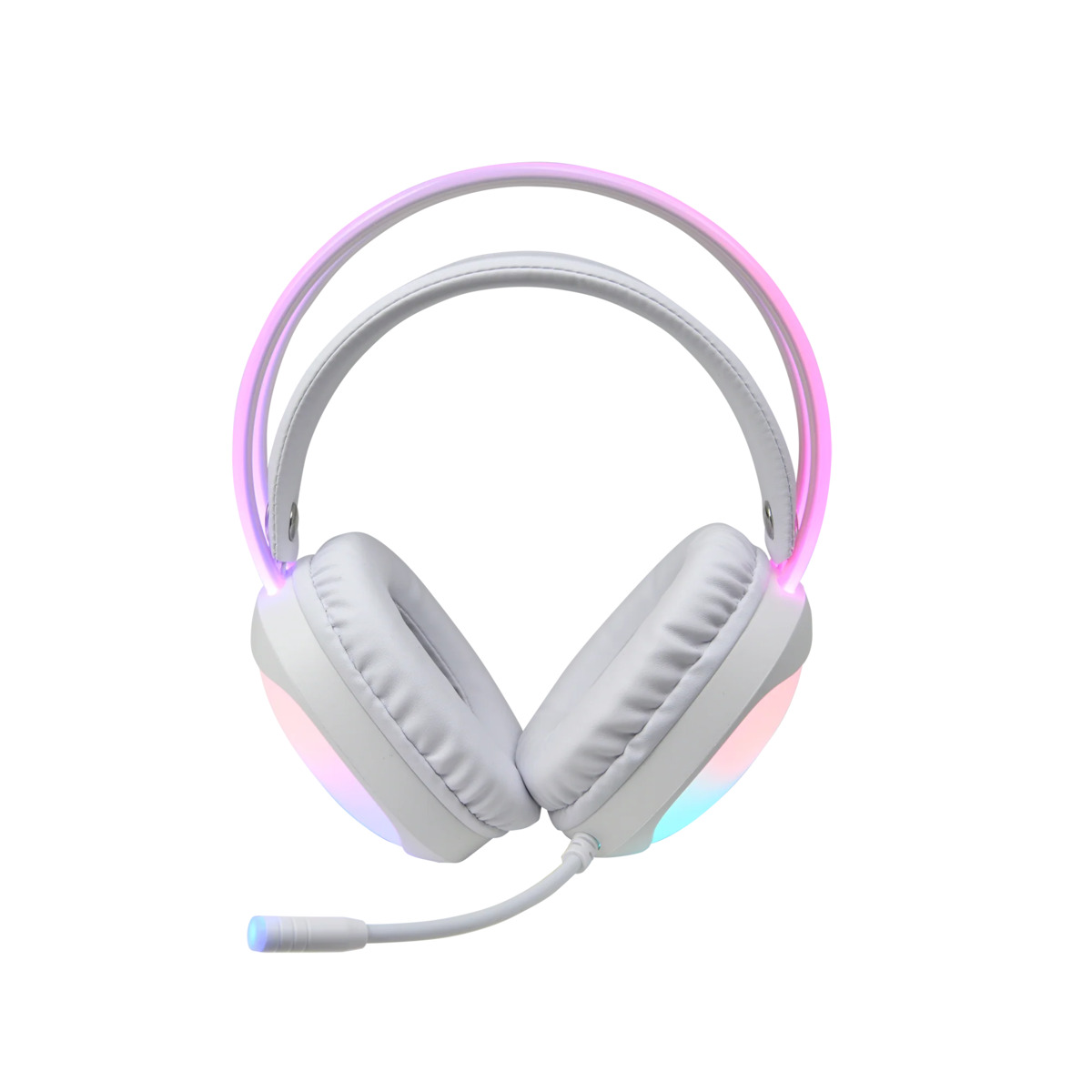 Auriculares Gamer Cable Vincha HG8959 RGB Blanco Marvo