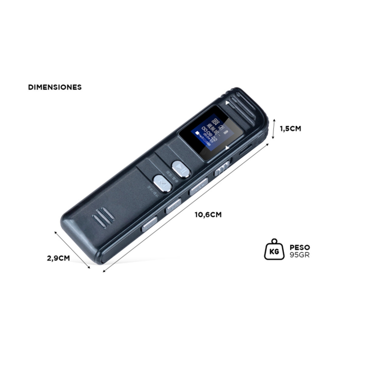 Grabador De Voz Gadnic