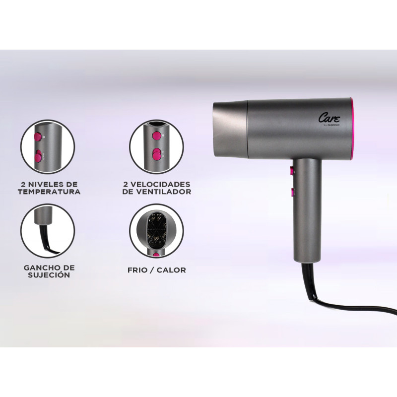 Secadora de Pelo Frio/Calor SC600 Gadnic