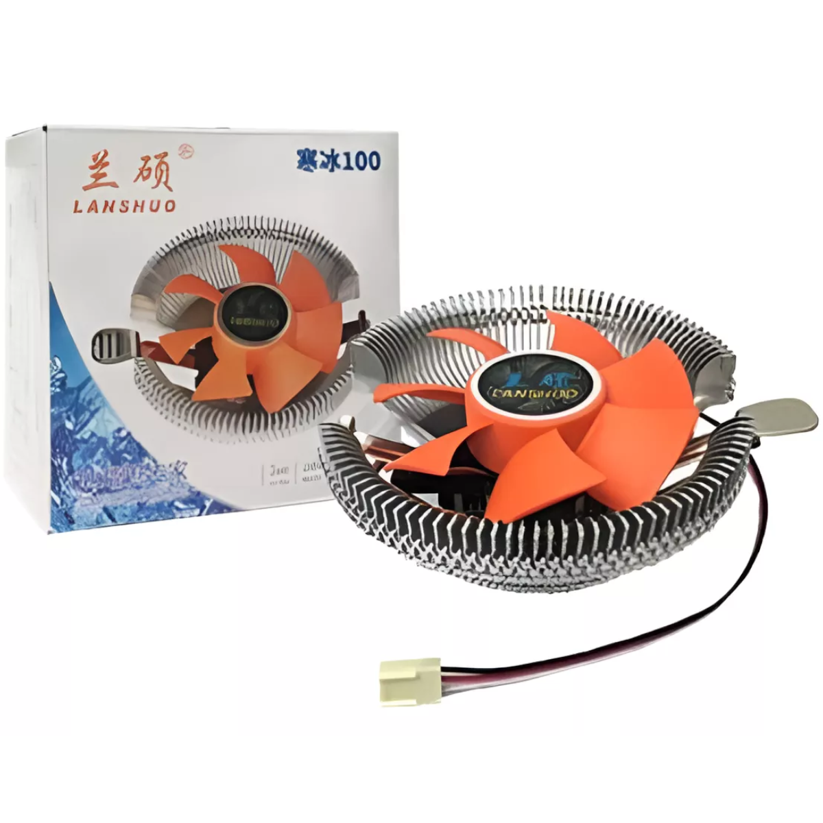 Cooler CPU 80x80mm AMD/Intel Lanshuo