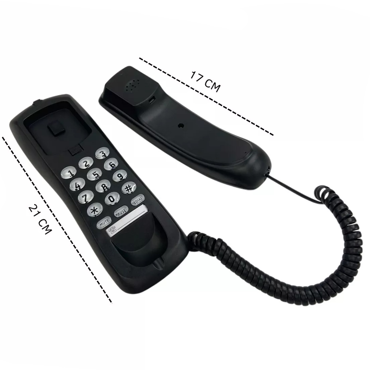 Telefono Linea Fijo Negro Suono