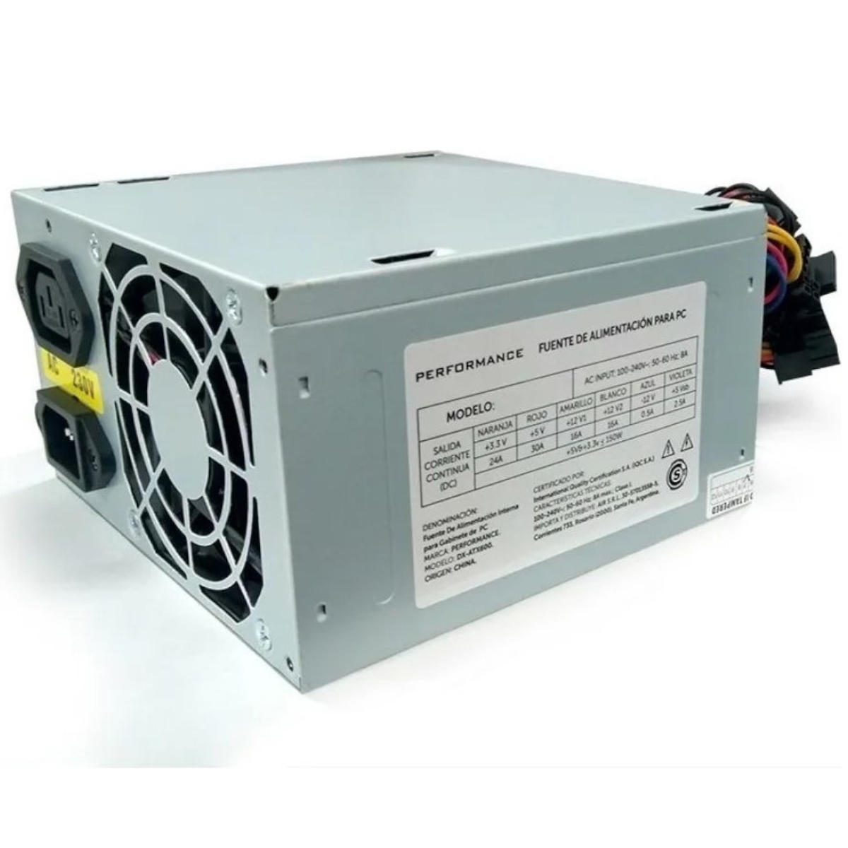 Fuente 600w DX-ATX600 Performance