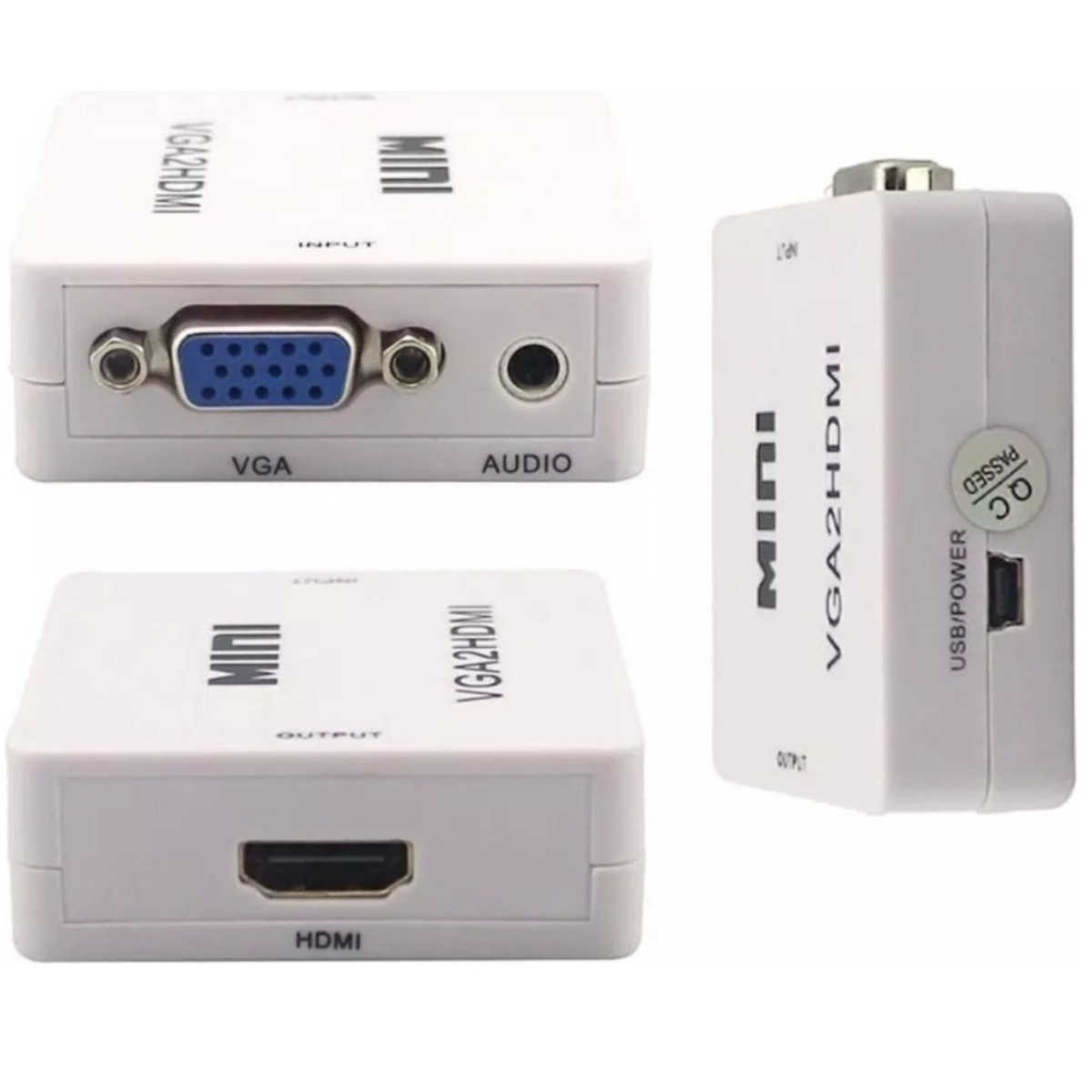 Conversor VGA a HDMI Caja (No Bidireccional)