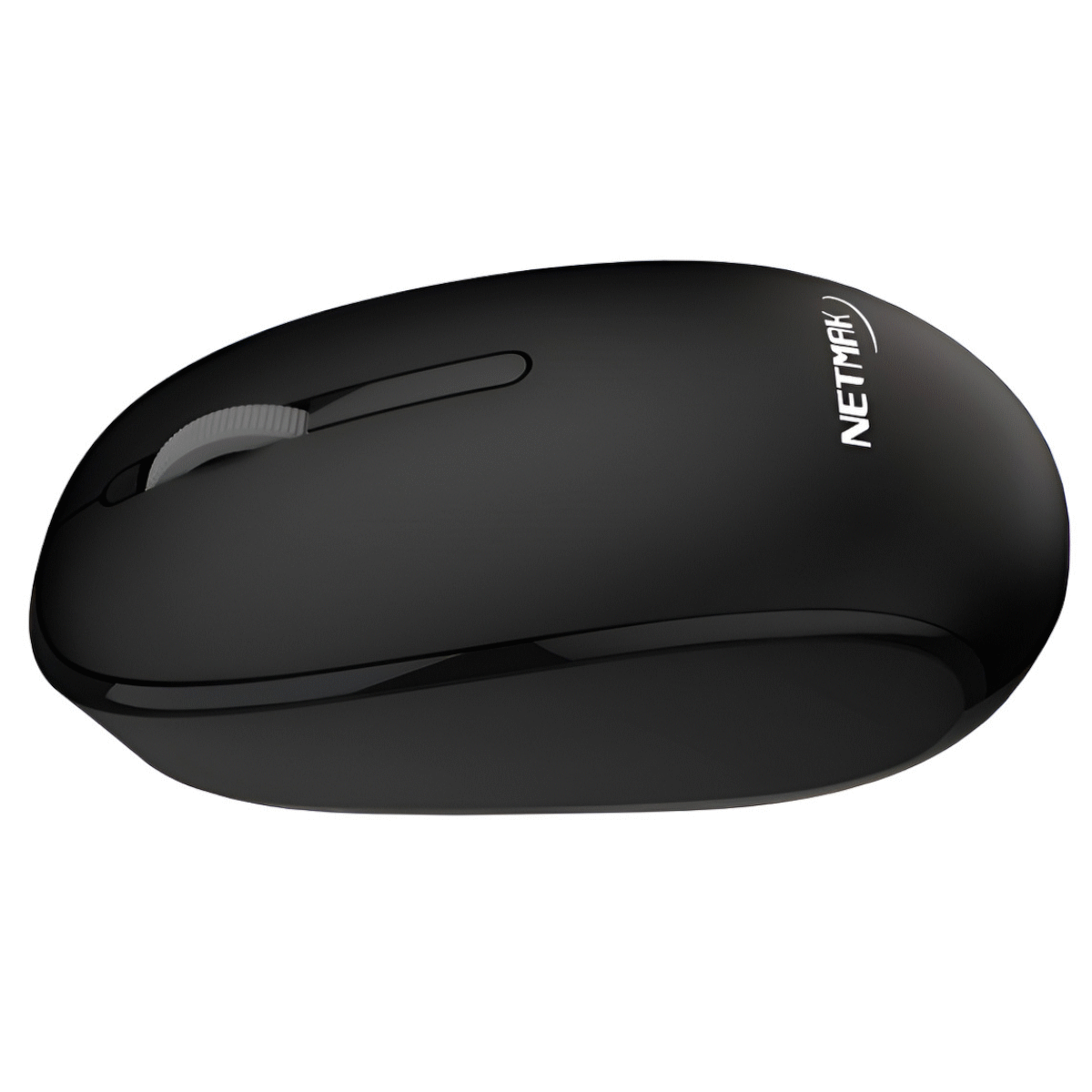 Mouse Inalambrico C/Receptor USB-C/USB Negro NM-M660 Netmak