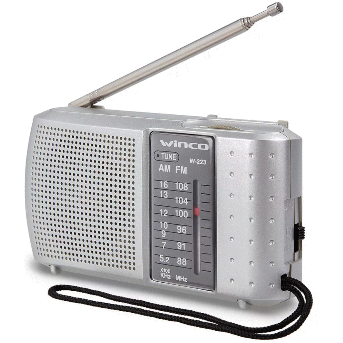 Radio Portatil W-223 Gris Winco