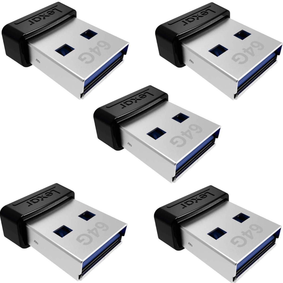 Combo Pendrive 64Gb  X5 Unidades