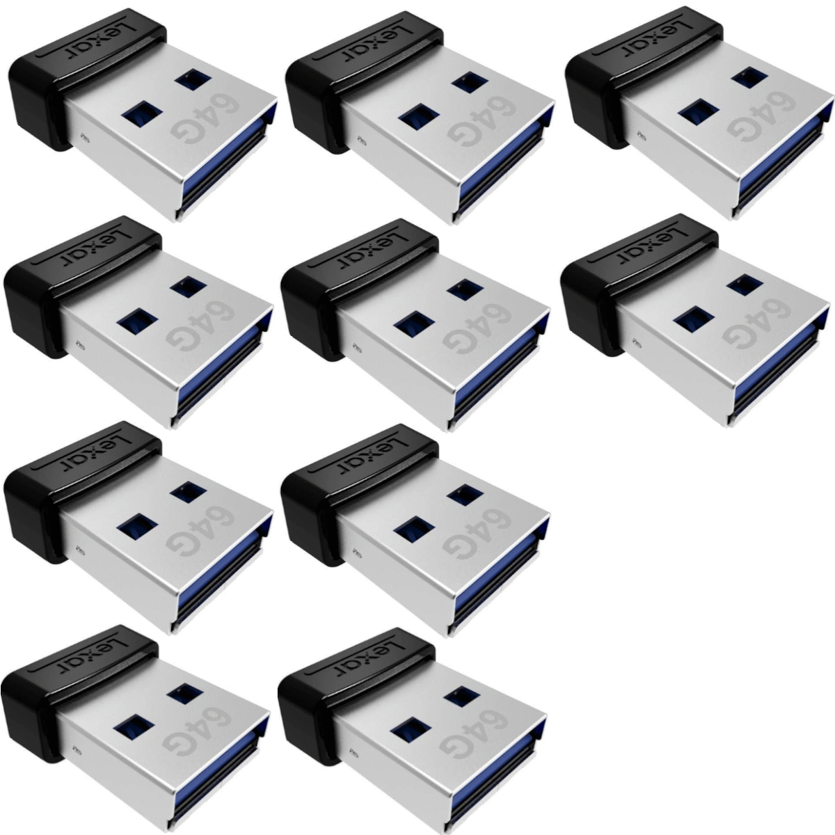Combo Pendrive 64Gb  X10 Unidades