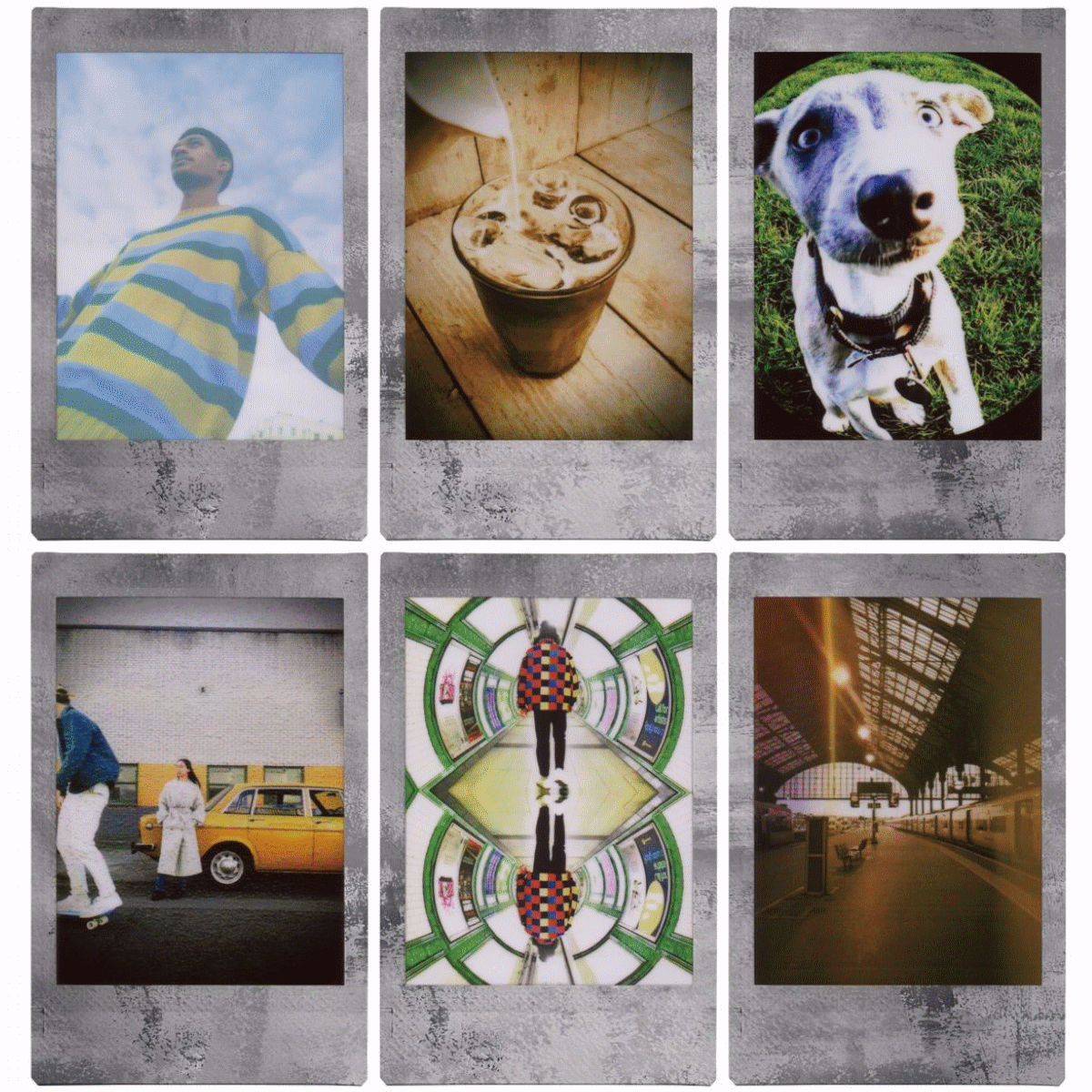 Film Instax Mini Stone Gray 10 Fuji