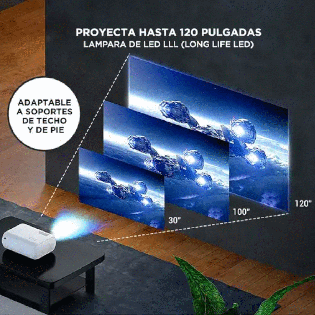 Proyector P-3129A Full HD Gadnic