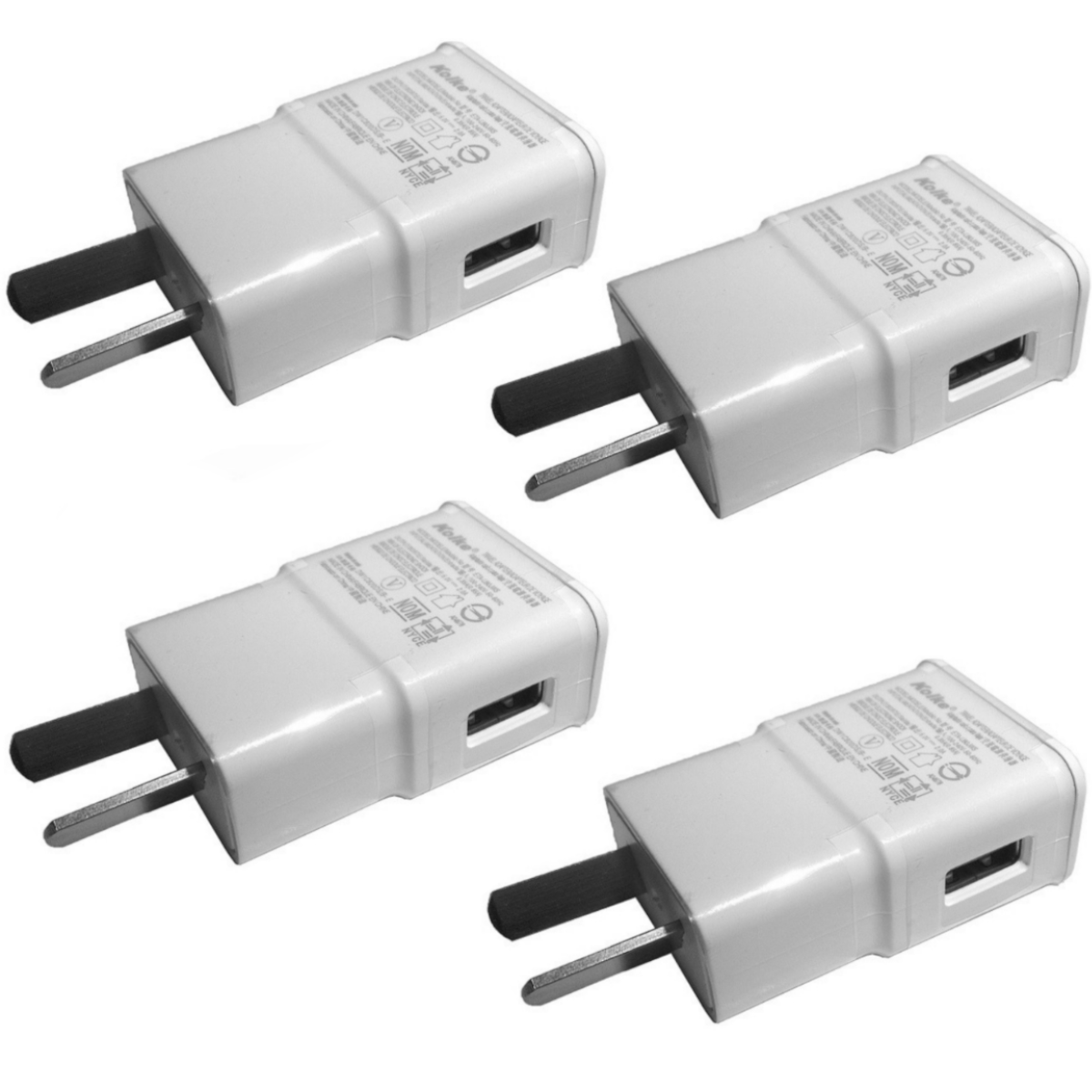 Combo Cargador Celular USB 5V 2A X 4 Unidades