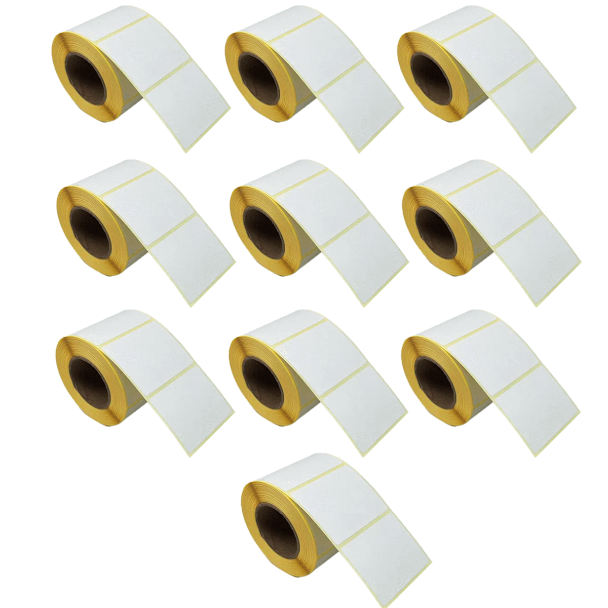 Combo Rollo Etiquetas Termicas 55mm X 44Mts X10 Unidades (5000 Etiquetas)