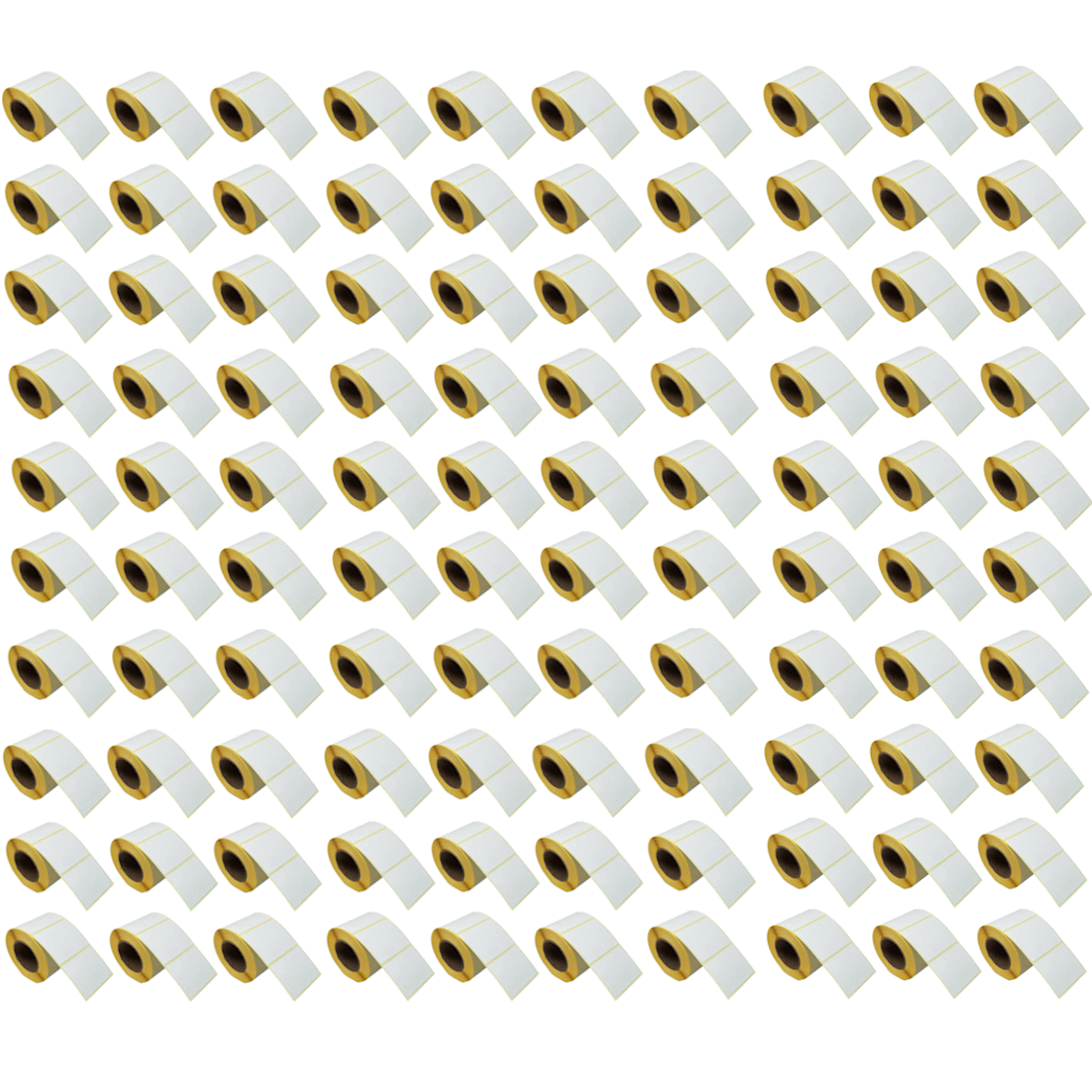 Combo Rollo Etiquetas Termicas 55mm X 44Mts X100 Unidades (50000 Etiquetas)