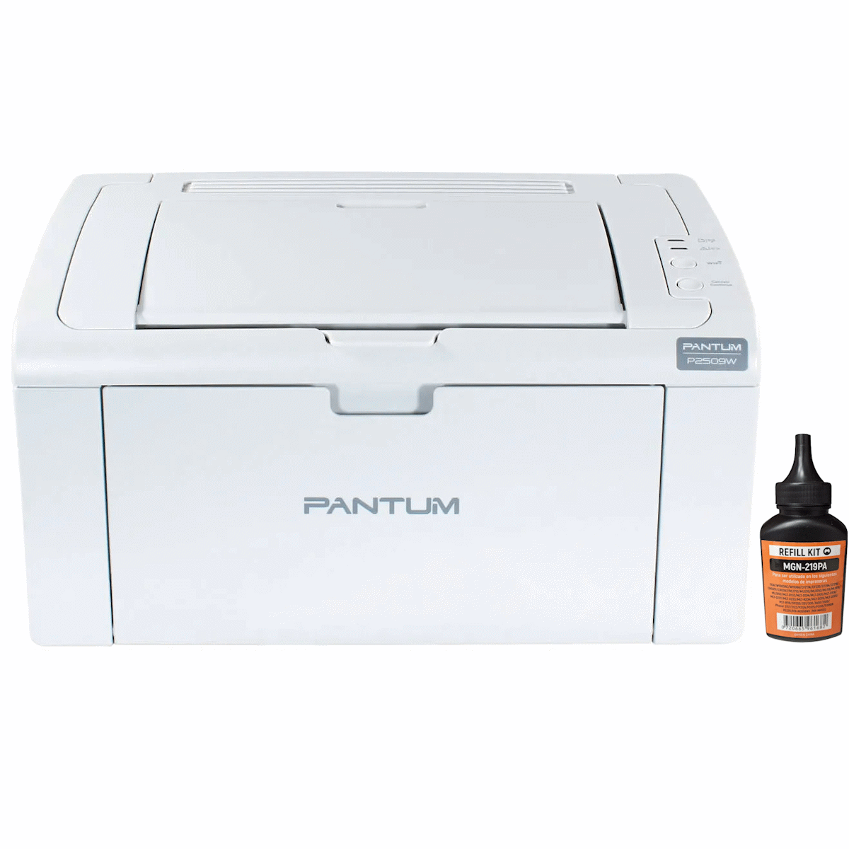 Combo Impresora Pantum P2509W Wifi + Kit Recarga Alternativo