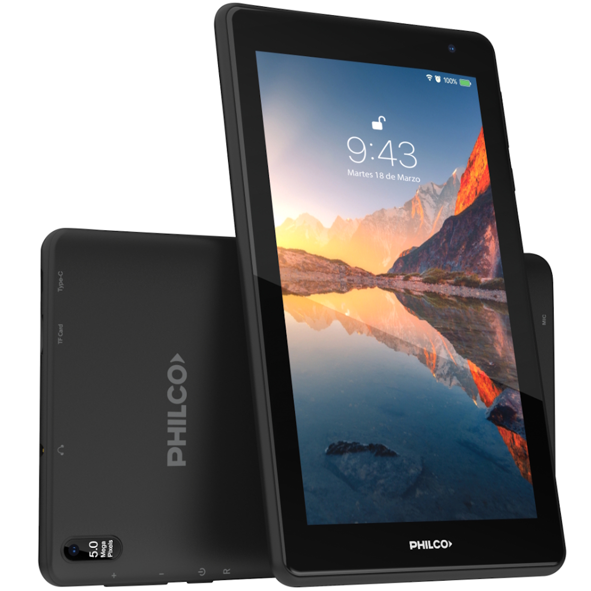 Tablet 7" HD IPS 64GB 4GB TP7A464 Negra Philco