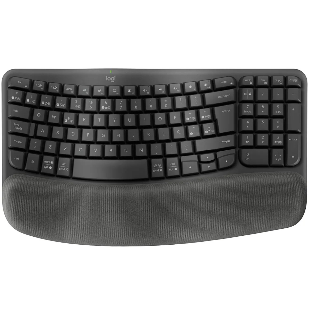 Teclado Inalámbrico Wave Keys Negro Español Logitech