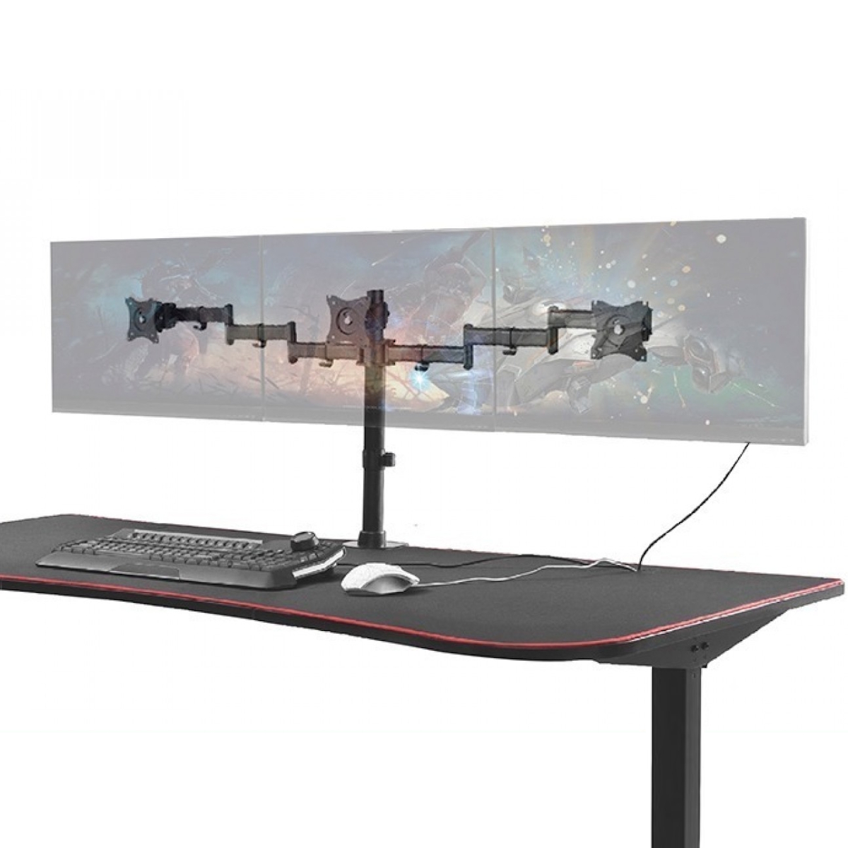 Soporte Tiple Brazo Escritorio Monitor 13