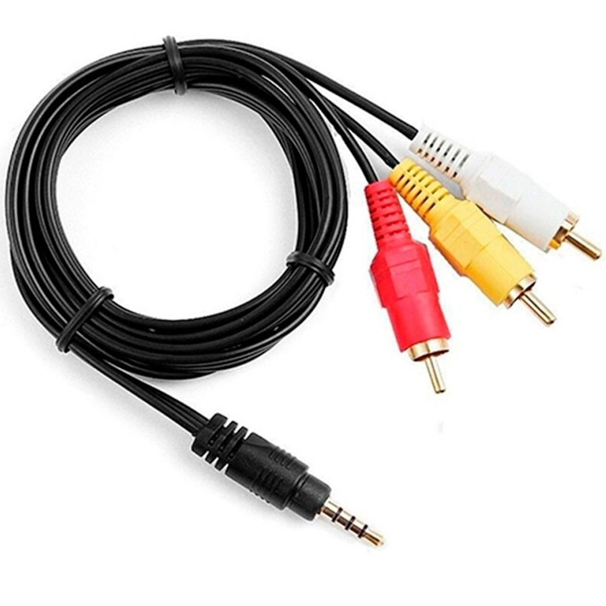 Cable Audio Auxiliar Plug 3.5m a 3 RCA M 1.5M MYE-1106