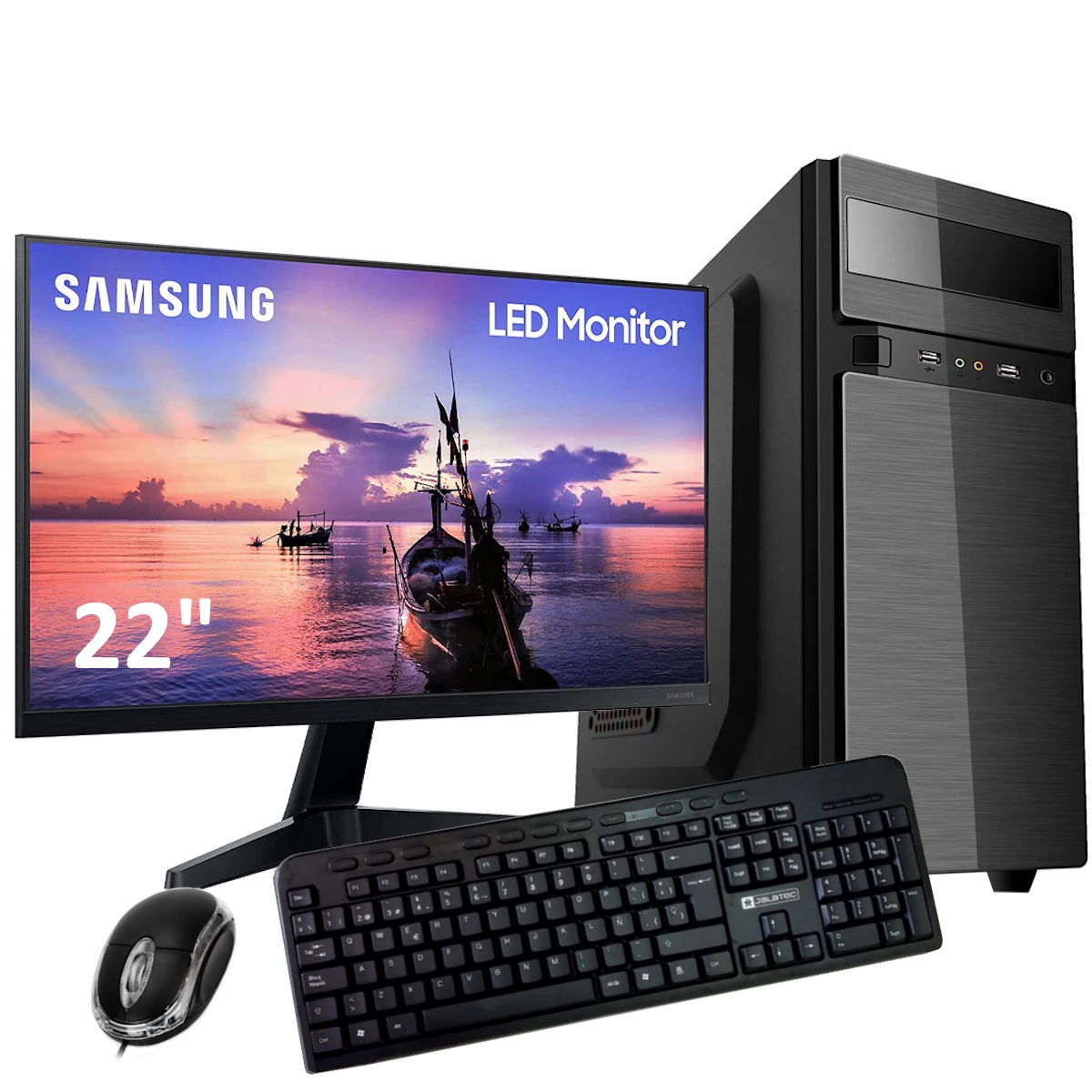 Computadora Gamer I5 - 8Gb - Ssd 240Gb - Gabinete Kit - Monitor 22
