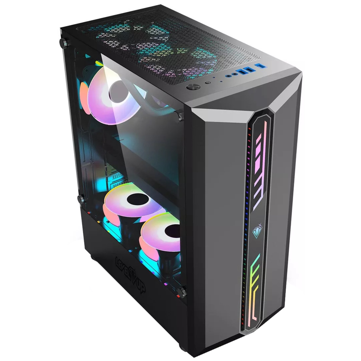 Computadora Gamer Ryzen 5 - 8Gb - Ssd 240Gb - Gab. Cassiopeia - Monitor 22