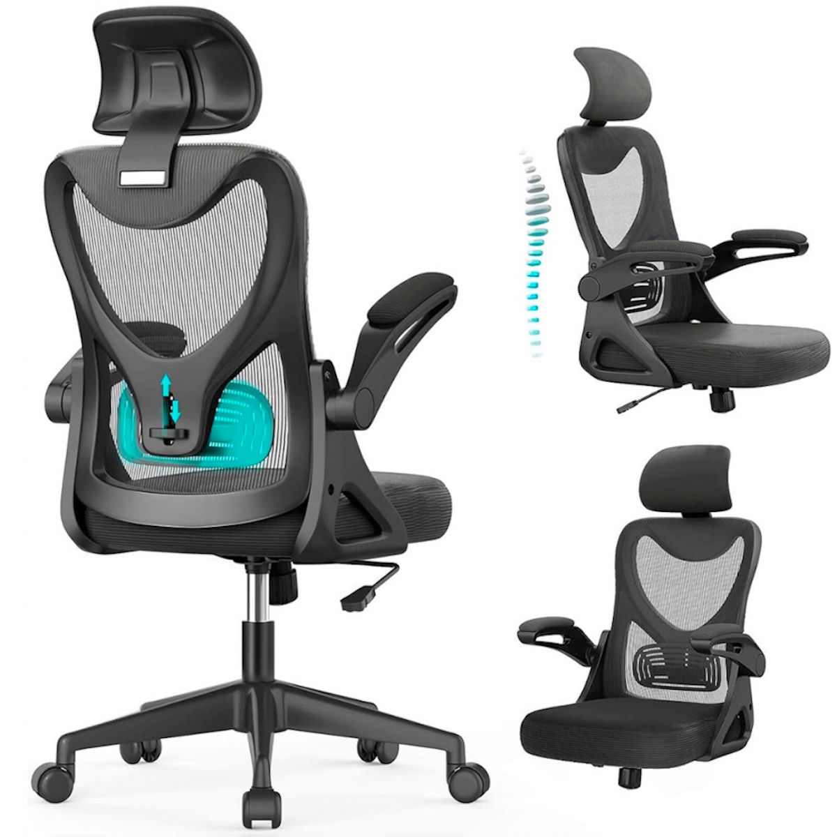 Silla Oficina NM-ELEGANZA Negra Netmak