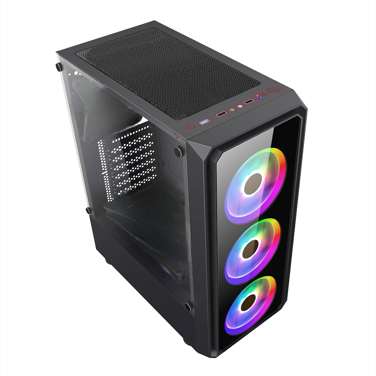 Gabinete Gamer JT-LX76 RGB Jalatec